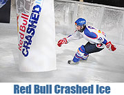 Red Bull Crashed Ice World Championchip am 16.01.2010 im Olympiapark . Wir haben viele Fotos vom Training am Vortag (Foto: Ingrid Grossmann)